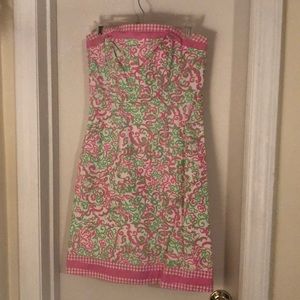 Lilly Pulitzer strapless dress